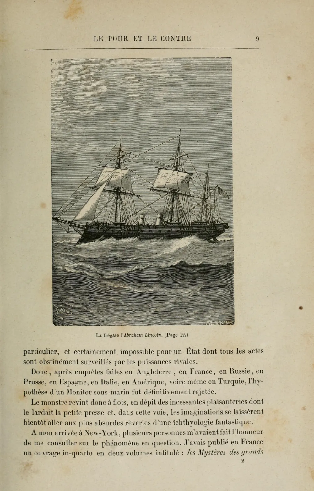French → English — 19th-century novel · engraving: original